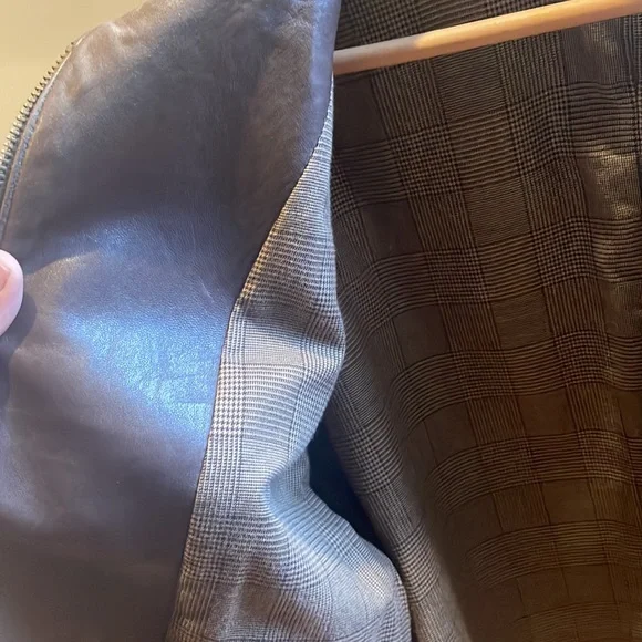 COPY - Vintage Polo Ralph Lauren Brown Soft Premium Leather Jacket Zip Up Coat … - Picture 2 of 11